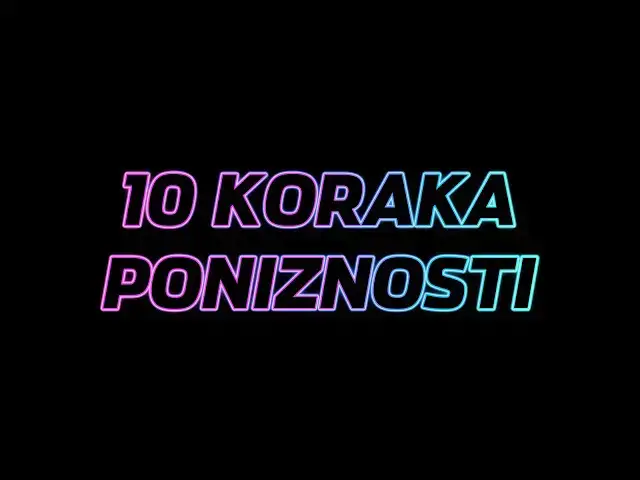 Video thumbnail for 10 KORAKA PONIZNOSTI