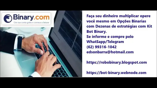 Video thumbnail for COMO LUCRAR COM ROBO BOT BINARY DIGIT DIFFER 7 SPEED PRO + kit com dezenas de Bots