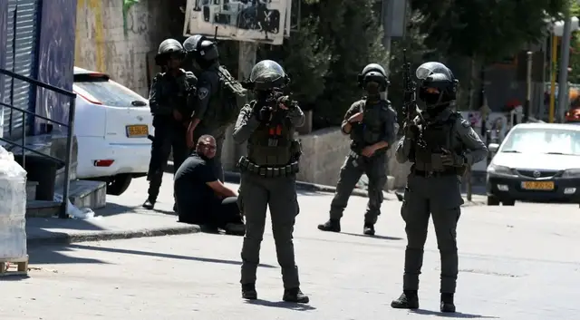Video thumbnail for Israeli forces raid UNRWA training centre in occupied East Jerusalem