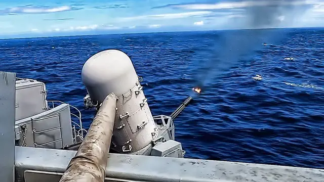 'Video thumbnail for Last Defense Against Incoming • Sea Sparrows and CIWS'