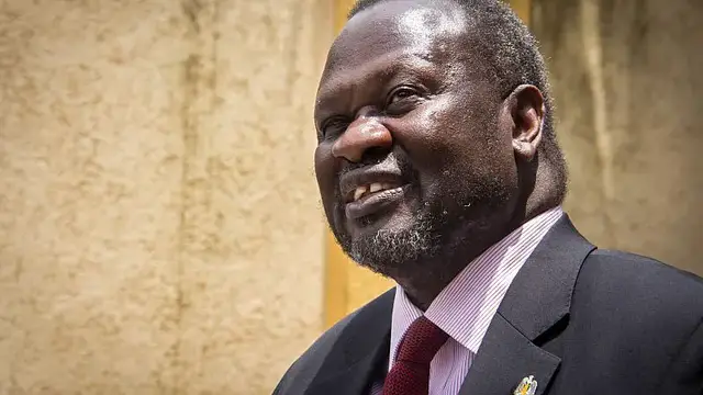 'Video thumbnail for South Sudan charges vice president Machar with treason'
