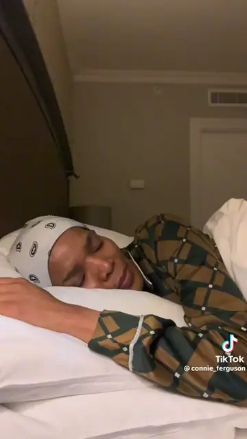 'Video thumbnail for Connie Ferguson kissing herself'