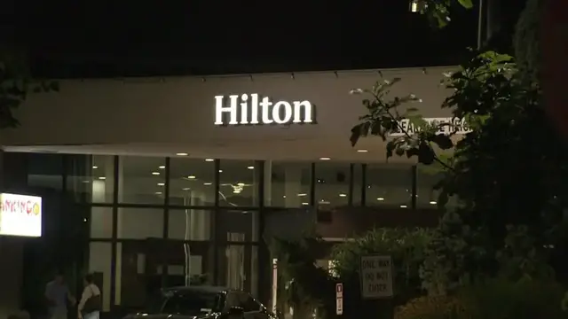 Video thumbnail for Police investigate robbery at Melville hotel