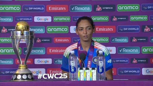 'Video thumbnail for Relief for Kaur after India win ICC World Cup final'