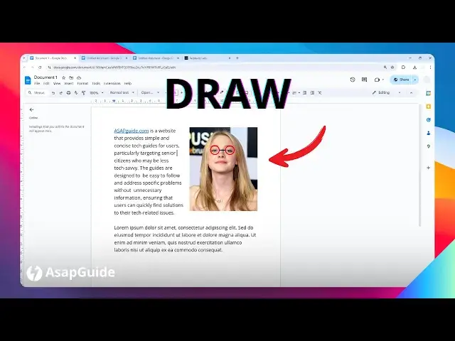 'Video thumbnail for How to Draw on a Picture in Google Docs'