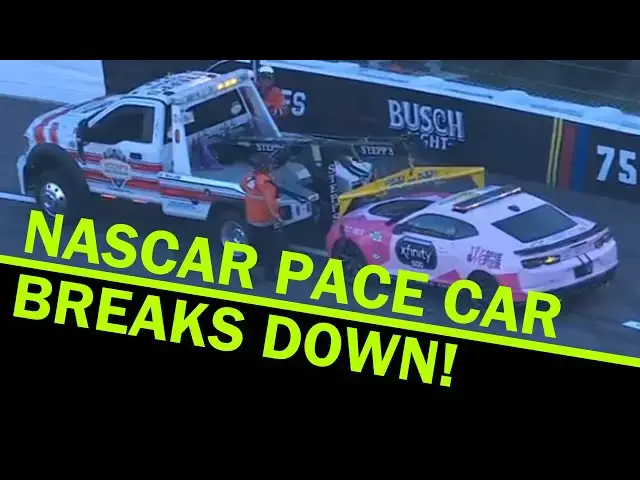 'Video thumbnail for The Final Lap: NASCAR Pace Car BREAKS DOWN at Martinsville'