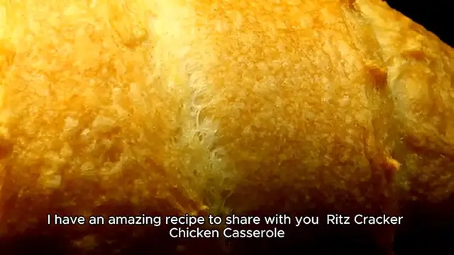 Video thumbnail for Ritz Cracker Chicken Casserole recipe