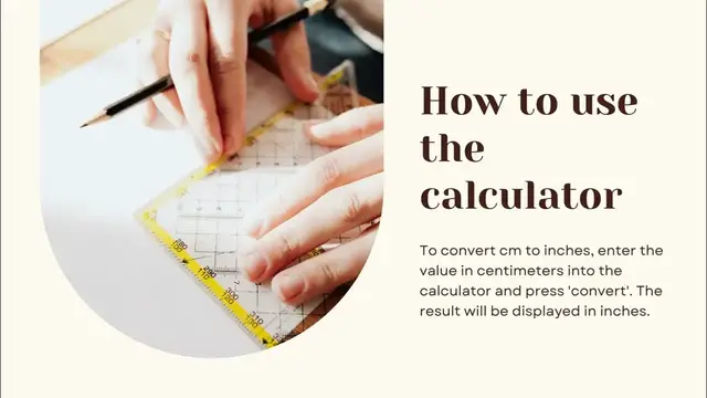 Video thumbnail for cm to Inches conversion centimeters to inch calculator | inches = centimeters * 0.393701