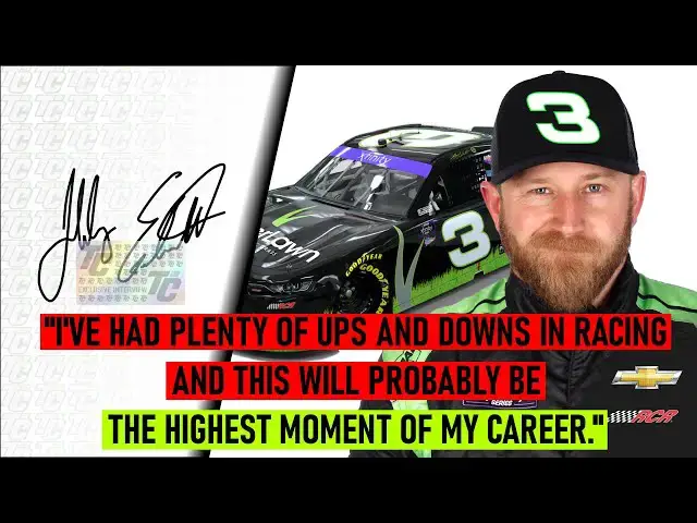'Video thumbnail for Jeffrey Earnhardt on Racing No. 3 at Talladega: Will Probably be the Highest Moment of My Career'
