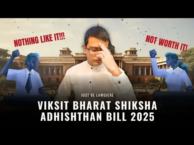 Video thumbnail for Viksit Bharat Shiksha Adhishthan Bill 2025: Reform or Rupture? #viksitbharat #breakingnews #law