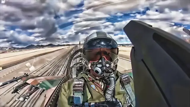 'Video thumbnail for 64th Aggressor F-16s & Aerial Cockpit View • Red Flag 2019'