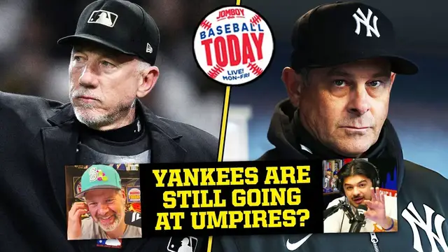 Video thumbnail for Yankees are still barking at umpires despite ABS? | Baseball Today