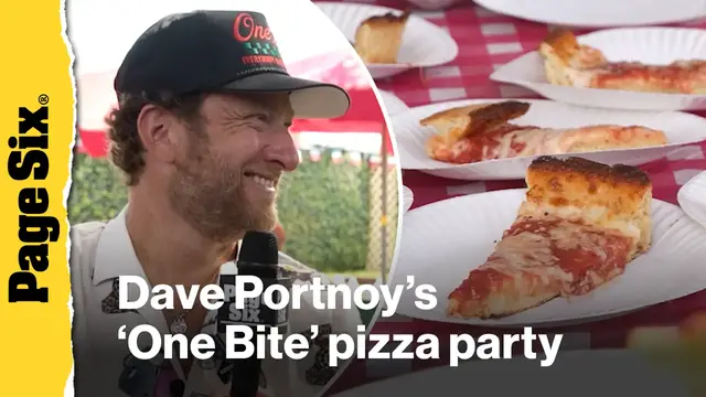 'Video thumbnail for Dave Portnoy is texting buds with a Taylor Swift insider, talks Travis Kelce's football future at One Bite Pizza Fest'