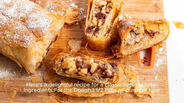 Video thumbnail for Apple strudel recipe