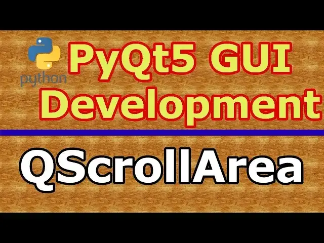 Video thumbnail for PyQt5 GUI Creating QScrollArea (Python GUI Development) #19