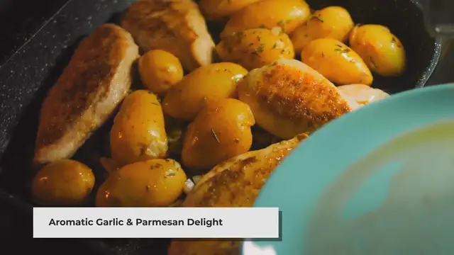 'Video thumbnail for Garlic Parmesan Chicken & Potatoes: Easy One-Pan Dinner'