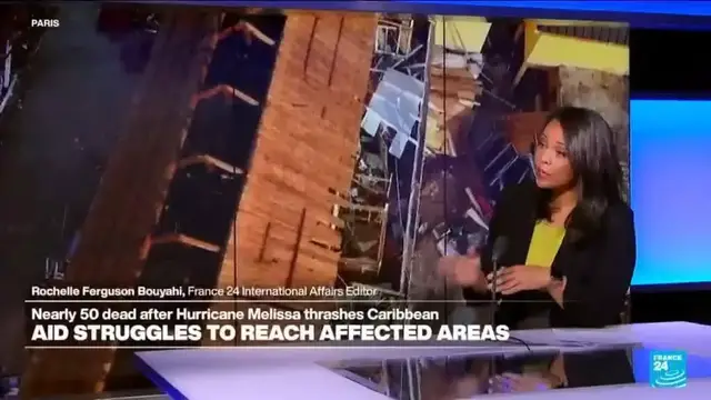 'Video thumbnail for Caribbean reckon with aftermath of Hurricane Melissa'