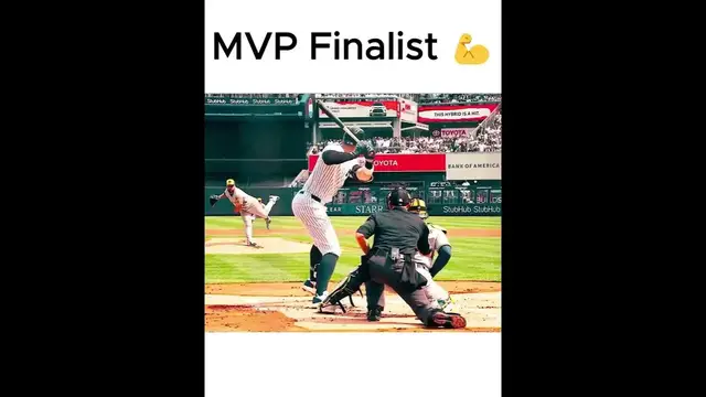 'Video thumbnail for Aaron Judge Named As Finalist for 2025 AL MVP! 💪'