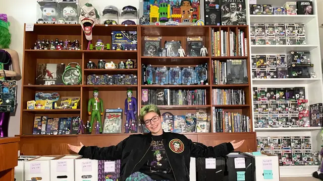 'Video thumbnail for Largest collection of The Joker memorabilia - 2,318 items by Megan Pierce'