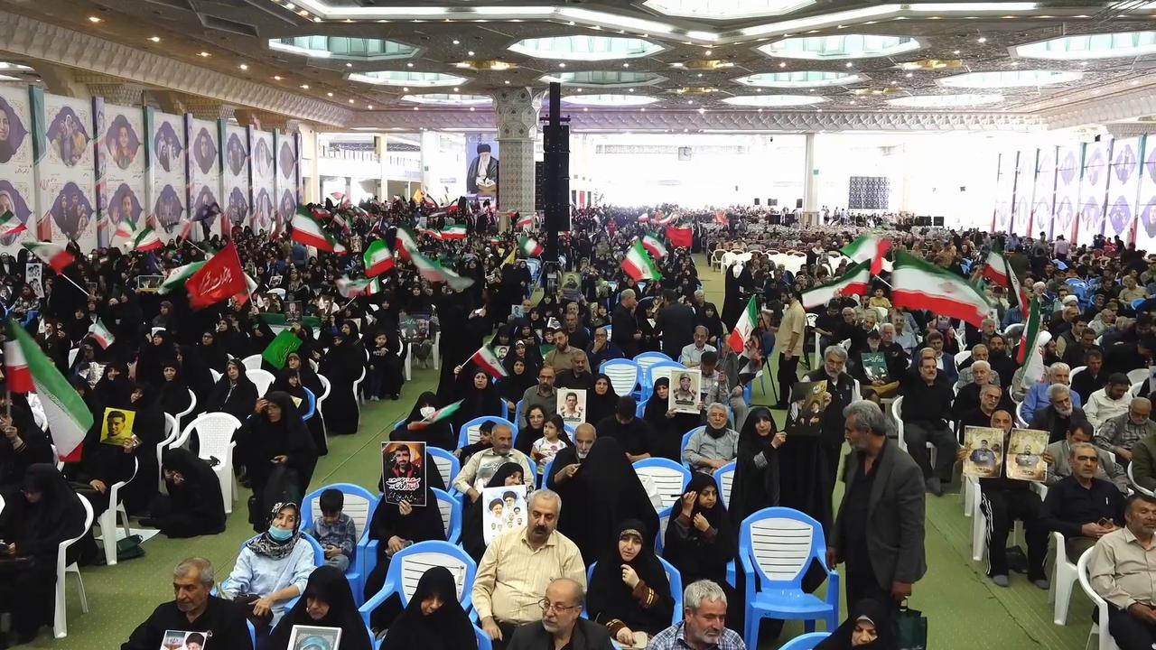 Video thumbnail for Iran: Commemoration ceremony held in Tehran for victims of US and Israeli attacks on Iran.