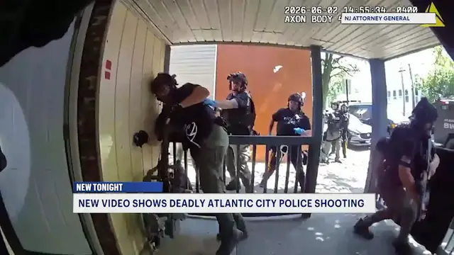 Video thumbnail for AG releases body camera video of Atlantic City police-involved shooting