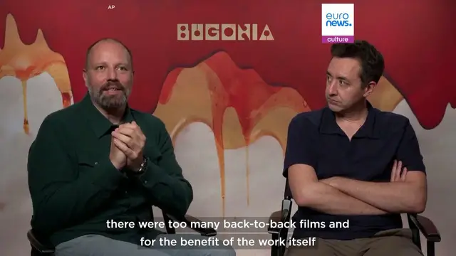 'Video thumbnail for Euronews Culture's Film of the Week: 'Bugonia' - Yórgos Lánthimos' bleak and timely alien satire'