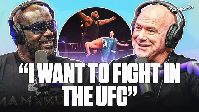 Video thumbnail for Shaq Tells Dana White Why He Wants To Fight In The UFC...