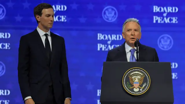 Video thumbnail for Kushner and Witkoff head to Kyiv for the first time in a push for peace