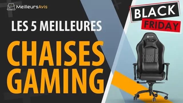 Video thumbnail for 🚩 MEILLEURE CHAISE GAMING - Black Friday 2022 (Comparatif & Guide d'achat)