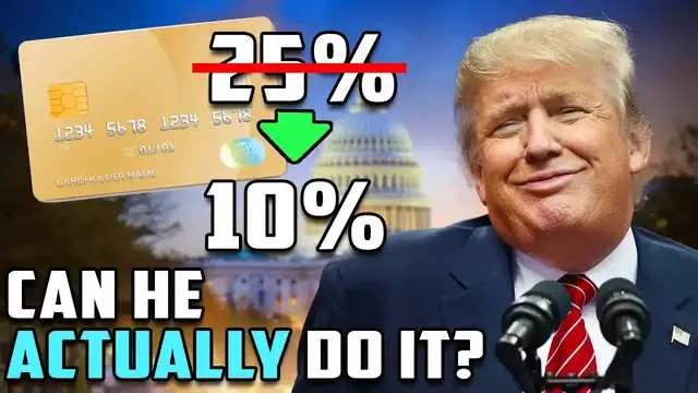 Video thumbnail for ben hedges: trump's 10% credit card interest rate: truth or fiction? debt, rates, and personal finance