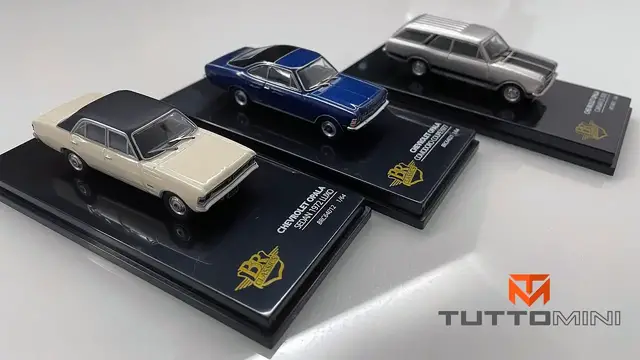 'Video thumbnail for Miniaturas Chevrolet Opala e Caravan 1/64 BRClassics'