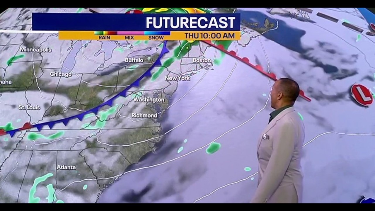 Video thumbnail for Knicks parade forecast: Chance of rain on Thursday