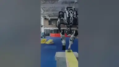 'Video thumbnail for The robot #army is getting ready for the #war. part 2 #like #subscribe #robots #tech #indianarmy'