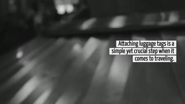 Video thumbnail for How To Attach Luggage Tags