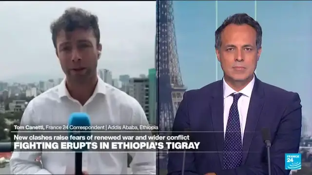 Video thumbnail for Africa: Fighting erupts in Ethiopia's Tigray