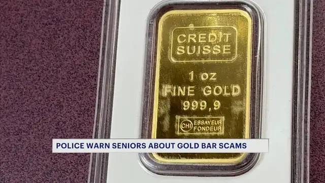 Video thumbnail for NYPD warns of gold bar scam targeting older adults after victims lose millions