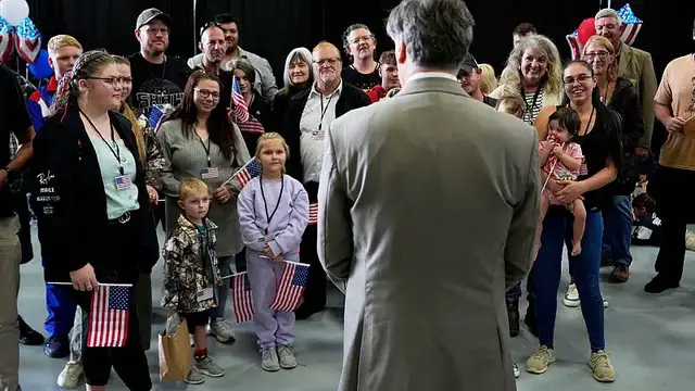 Video thumbnail for US admits White South African refugees amid controversy