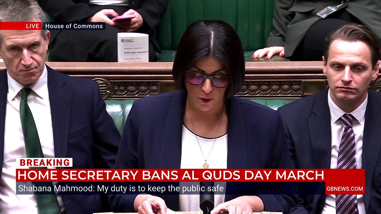 Video thumbnail for WATCH IN FULL: Shabana Mahmood addresses MPs after cancelling pro-Iran London march