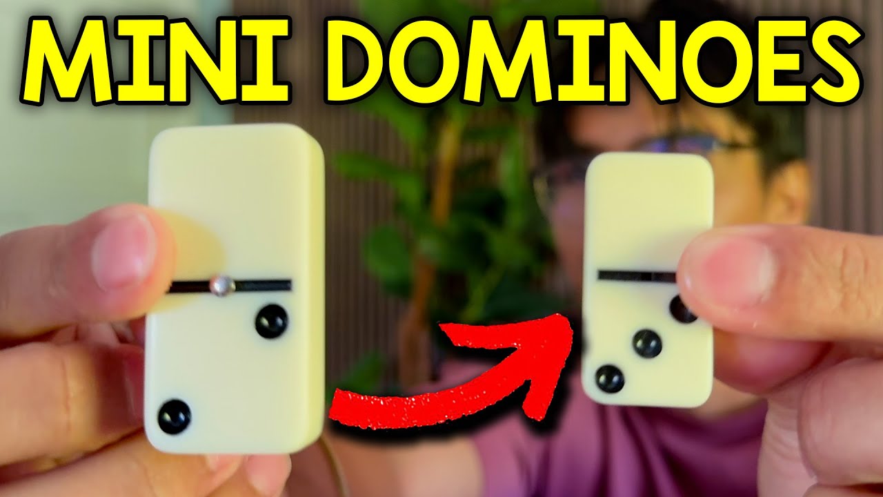 Video thumbnail for Dominoes Double Six Game Mini Set Review