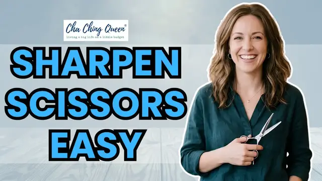 Video thumbnail for How to Sharpen Scissors With Salt