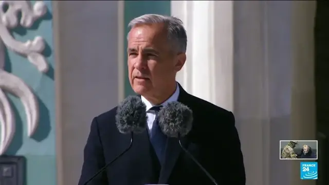 'Video thumbnail for Canadian PM Carney attends celebrations on 34th Ukrainian Independence day'