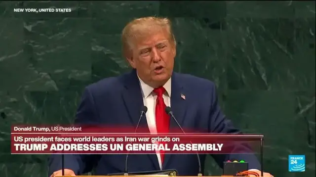 Video thumbnail for REPLAY: Trump defends Iran war, attacks ICC in UN speech