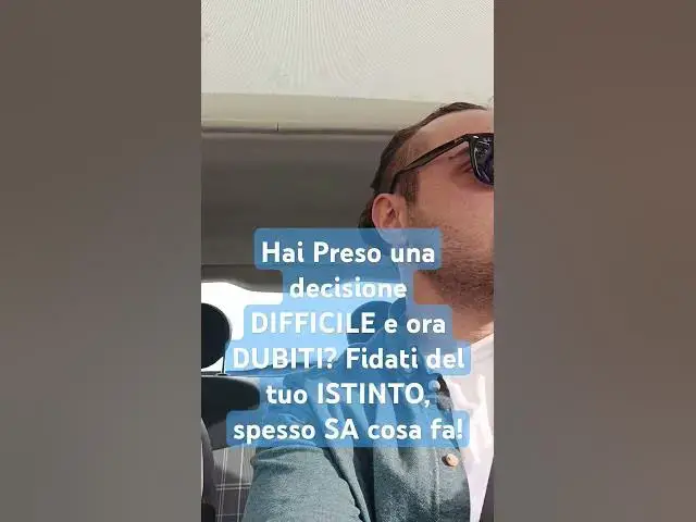 'Video thumbnail for E tu hai preso la tua decisione?💪🏼 #shorts #motivation'