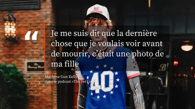 Video thumbnail for Machine Gun Kelly doit à sa fille Casie de l'avoir sauvé d'une overdose.