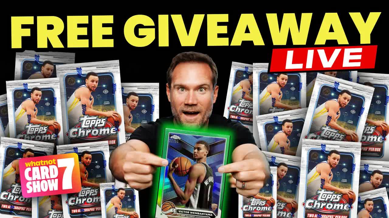 Video thumbnail for Sports Card Investor: ripping & giving away topps basketball live on whatnot!