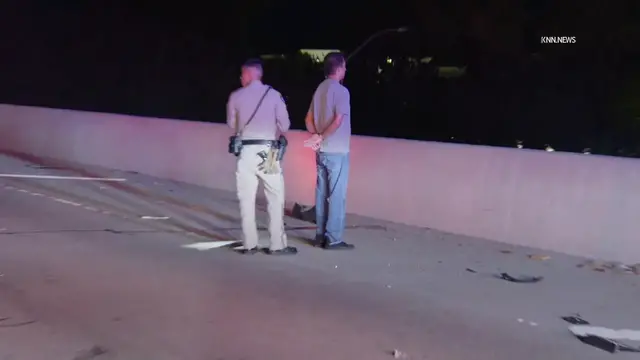 Video thumbnail for US, Los Angeles: Simi Valley DUI Tesla Driver Crashes Into Ventura County Fire Engine.