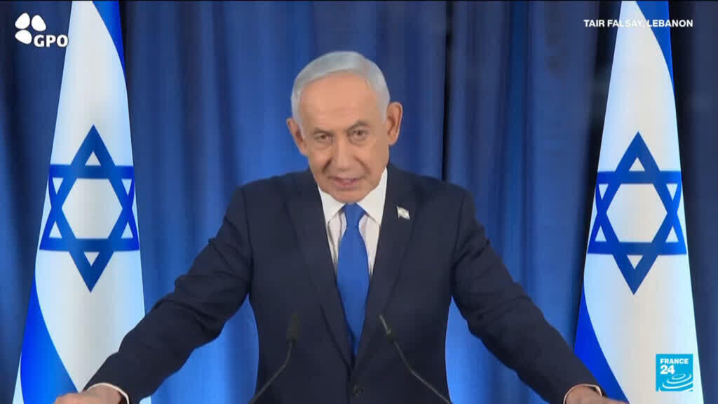 Video thumbnail for Israel strikes bridge over Litani River in Lebanon