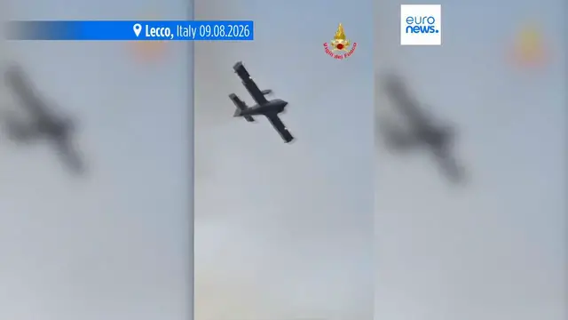 Video thumbnail for Europe battles the flames: Wildfire contained near Athens and evacuations in Spain