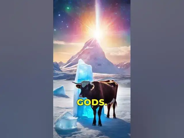 Video thumbnail for The Cosmic Cow: Audhumla's Role in Norse Creation!