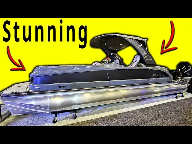 Video thumbnail for Are Manitou Boats UNDER RATED? 2024 Miami Boat Show